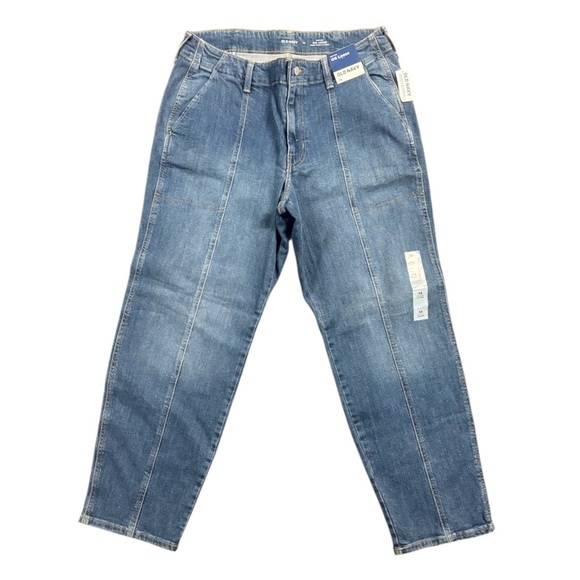 Old Navy Denim - Old Navy OG Loose High Rise Jeans Women’s 14 Dark Wash NWT